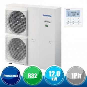 Panasonic WH-MXC12J6E5 Aquarea T-CAP 1 fáz monoblokk hőszivattyú 12kw